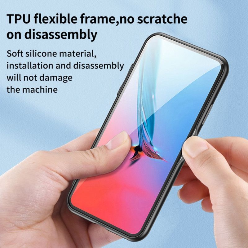 Coque Poco C71 Verre Trempé Papillons