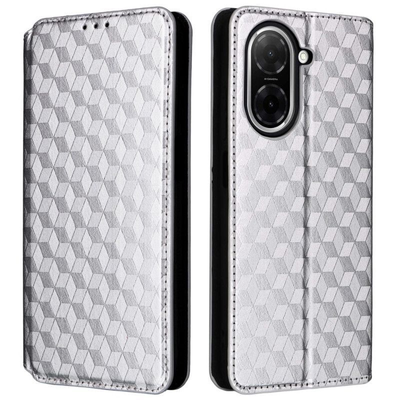 Flip Cover Poco C71 Cubes 3D