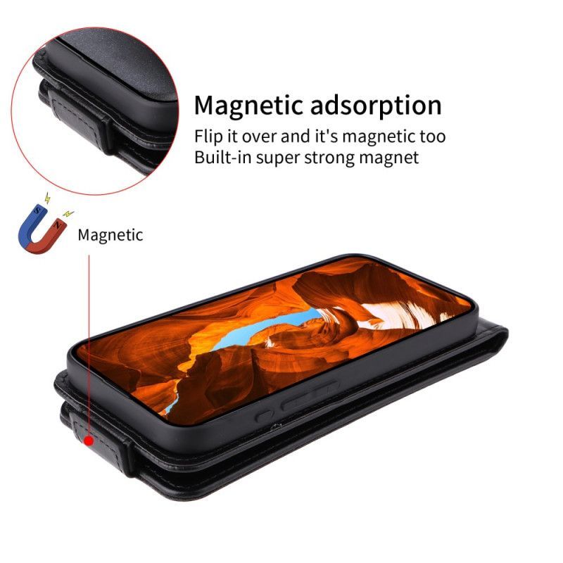 Housse Poco C71 Design rabat Vertical