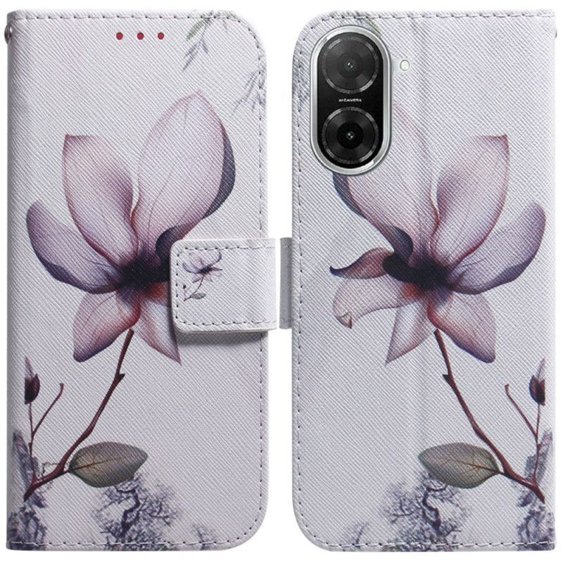 Housse Poco C71 Fleur Rose