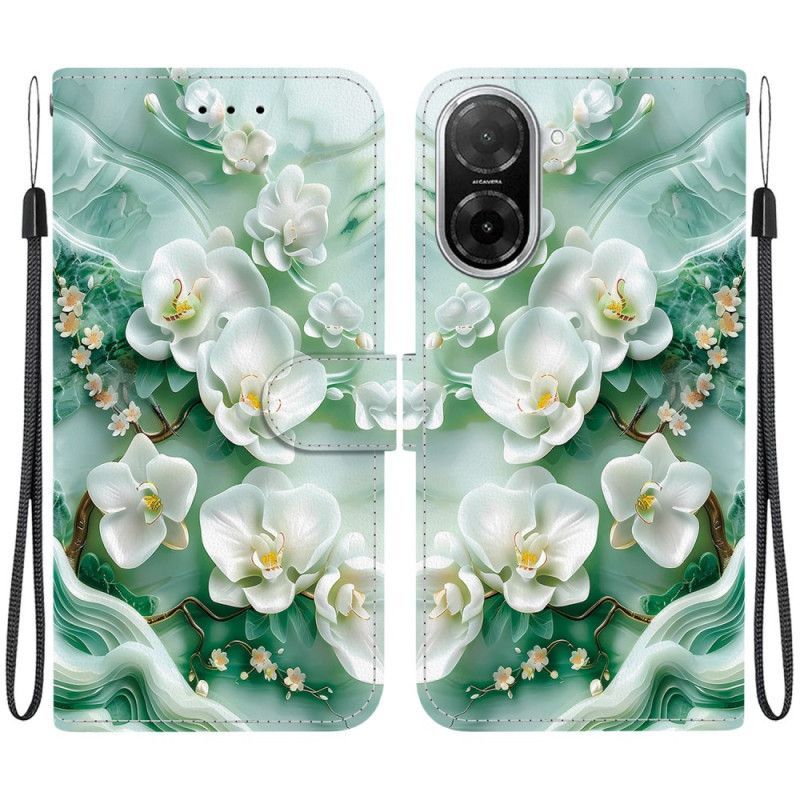 Housse Poco C71 Fleurs de Jade