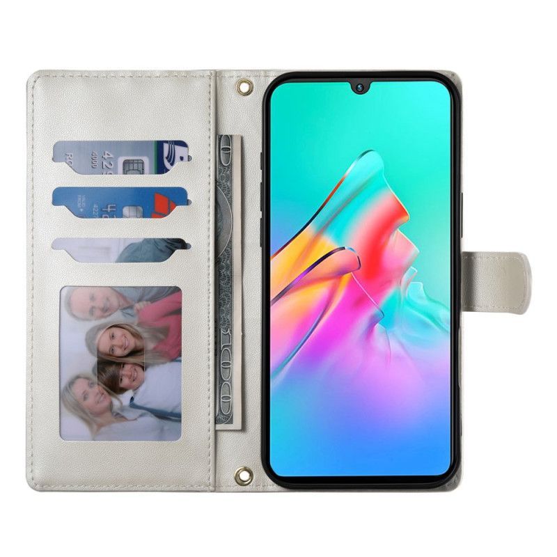 Housse Poco C71 Matelassée avec Lanière et Bandoulière