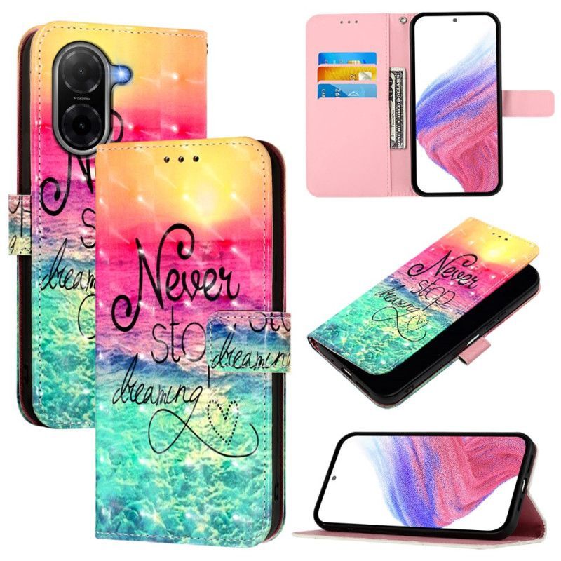 Housse Poco C71 Never Stop Dreaming