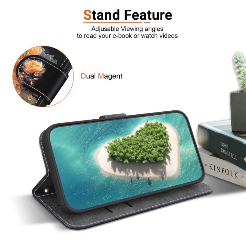 Housse Poco C71 Pivoine Dorée