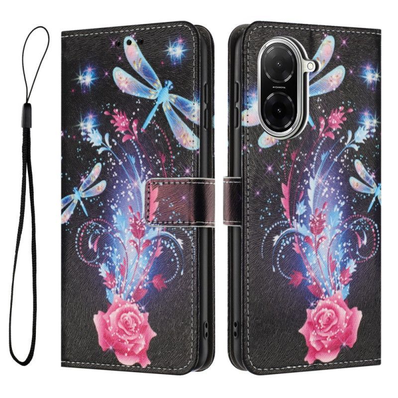 Housse Poco C71 Vol de Libellules