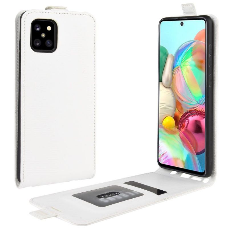 Samsung Galaxy Note 10 Lite - Housse simili cuir avec rabat verticale