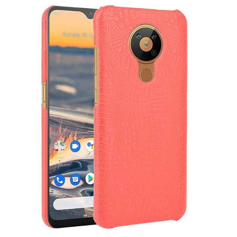 Coque Nokia 5.3 effet peau de croco