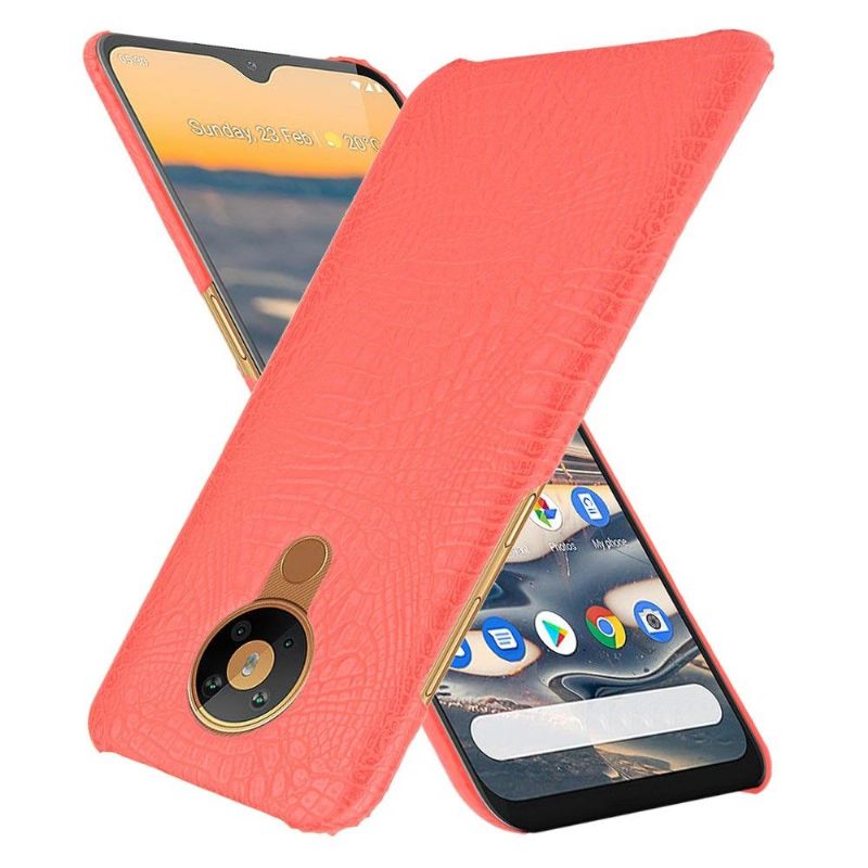 Coque Nokia 5.3 effet peau de croco