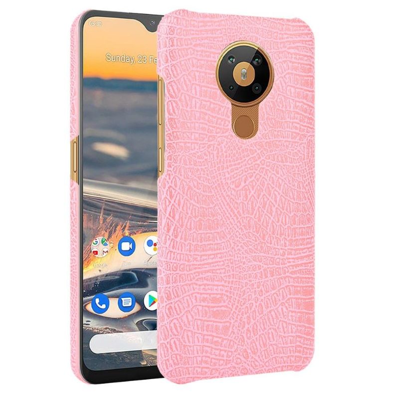 Coque Nokia 5.3 effet peau de croco