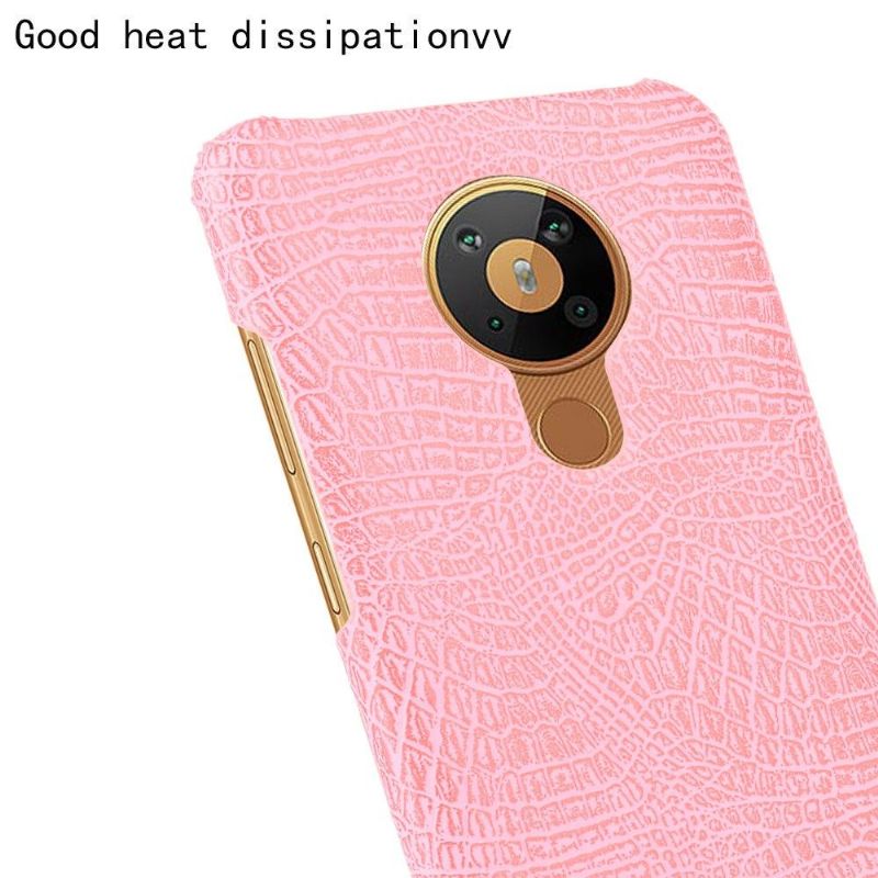 Coque Nokia 5.3 effet peau de croco