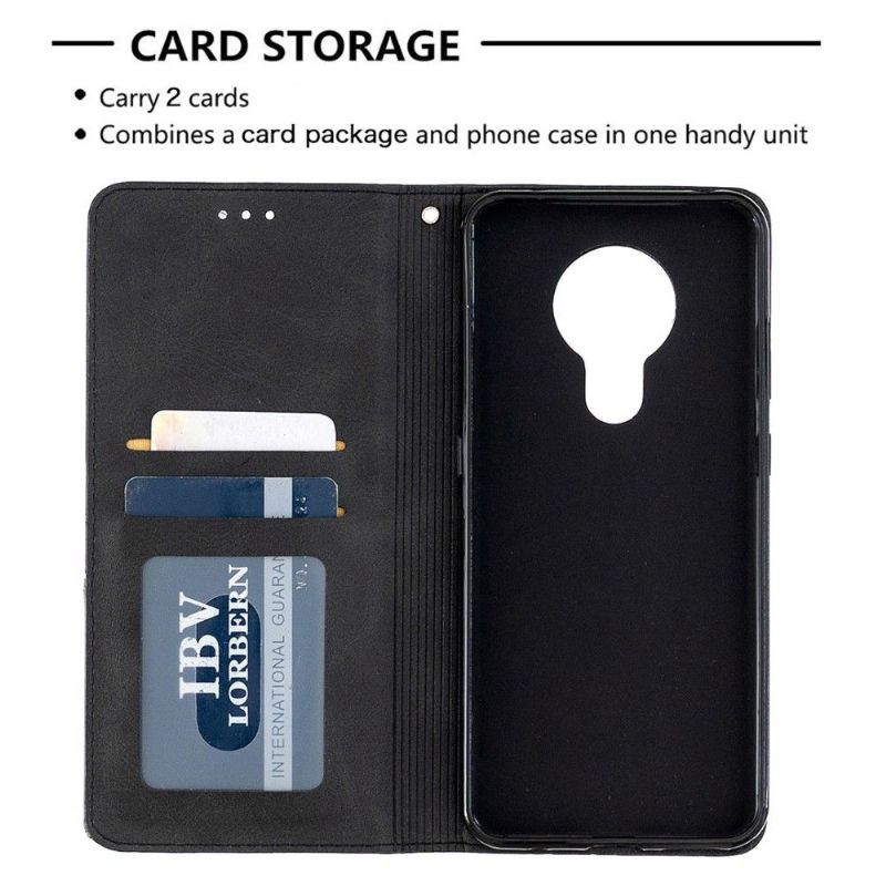 Housse Nokia 5.3 Célinia Style Cuir Porte Cartes