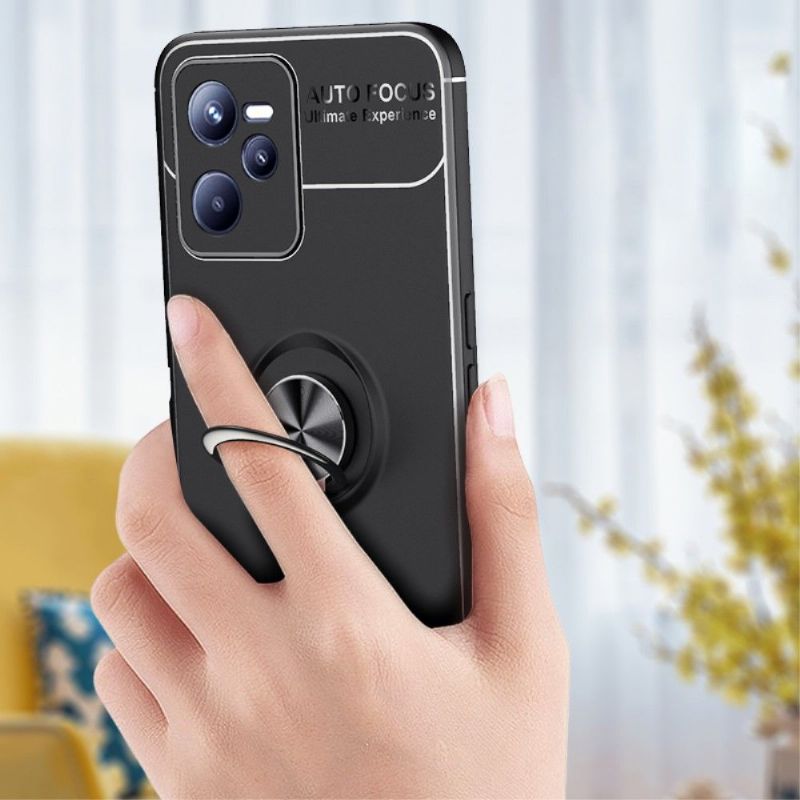 Coque Realme C35 silicone avec support rotatif