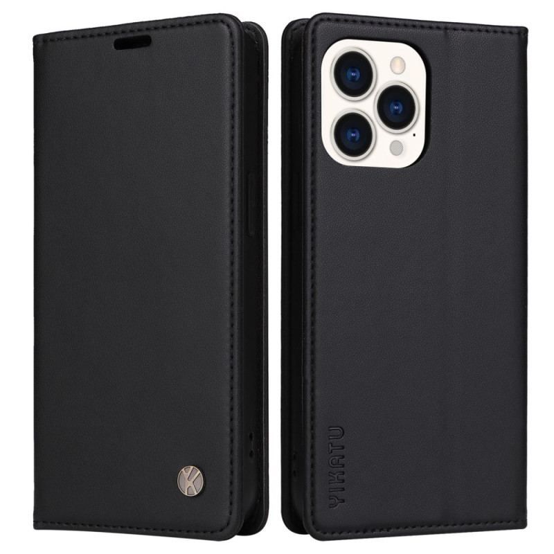 Flip Cover iPhone 14 Pro Rivet Décoratif