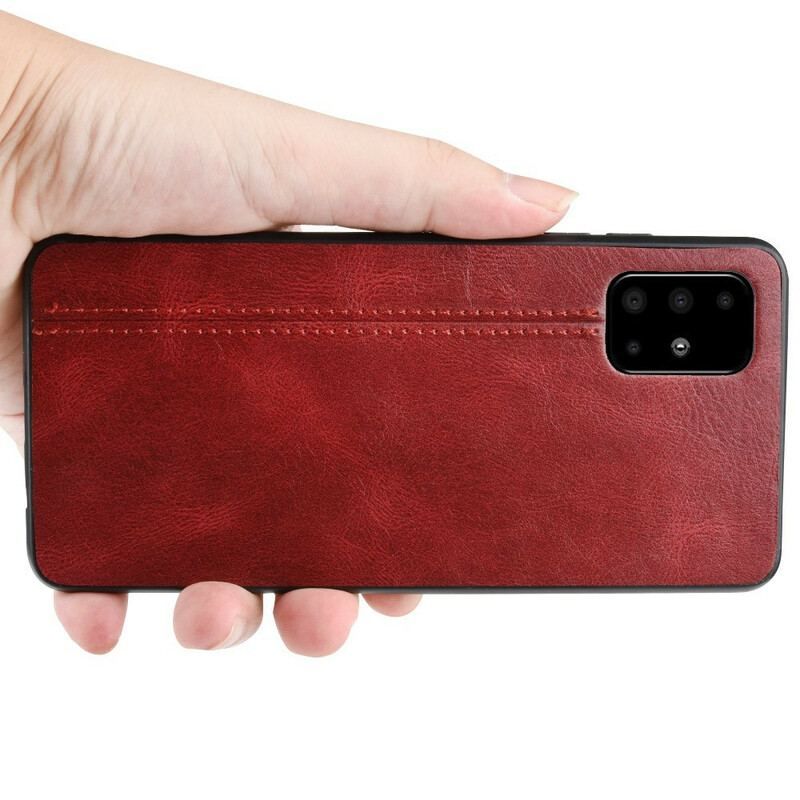 Coque Samsung Galaxy S20 Plus / S20 Plus 5G Effet Cuir Couture
