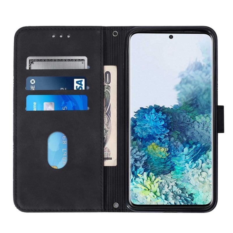 Housse Samsung Galaxy S20 Plus / S20 Plus 5G Effet Cuir Pyramide