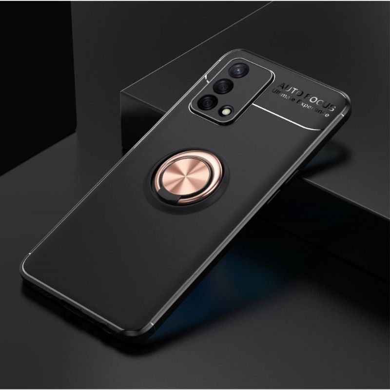 Coque Oppo A74 4G silicone avec support rotatif