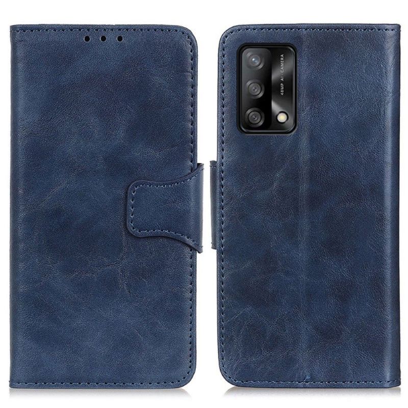 Étui Oppo A74 4G Edouard simili cuir classique