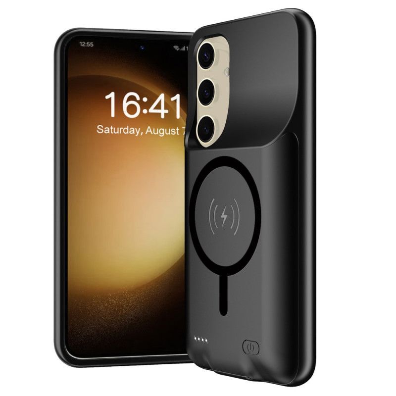 Coque Batterie 10000mAh pour Samsung Galaxy S25 Chargeur Externe avec Fixation Magnétique