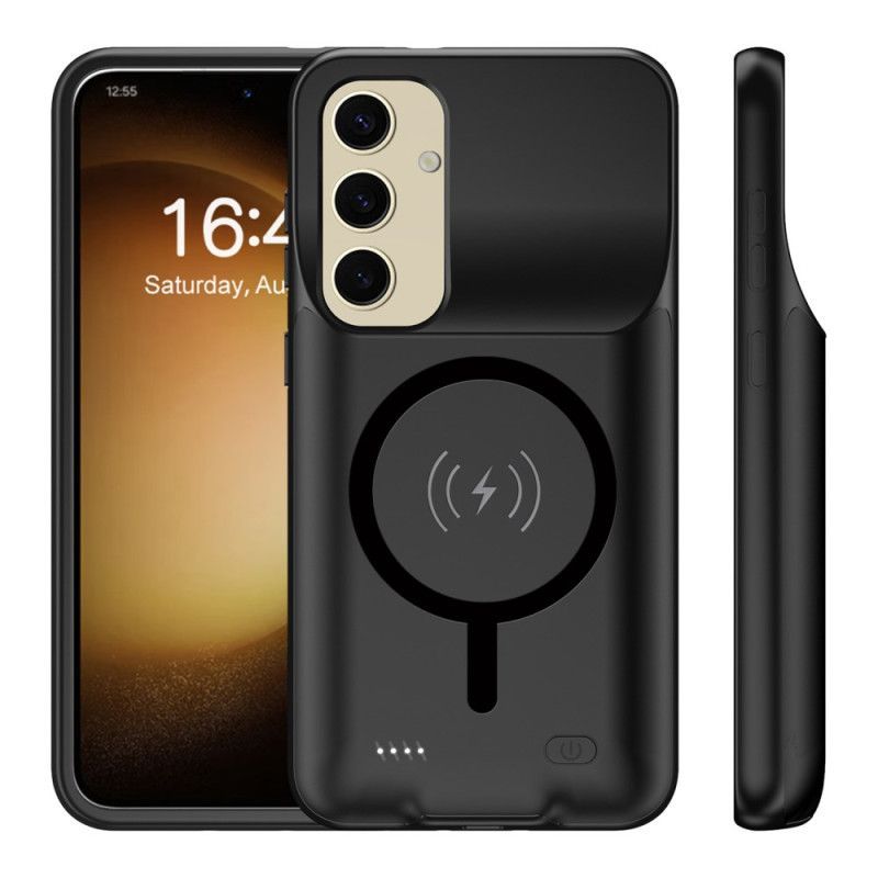 Coque Batterie 10000mAh pour Samsung Galaxy S25 Chargeur Externe avec Fixation Magnétique