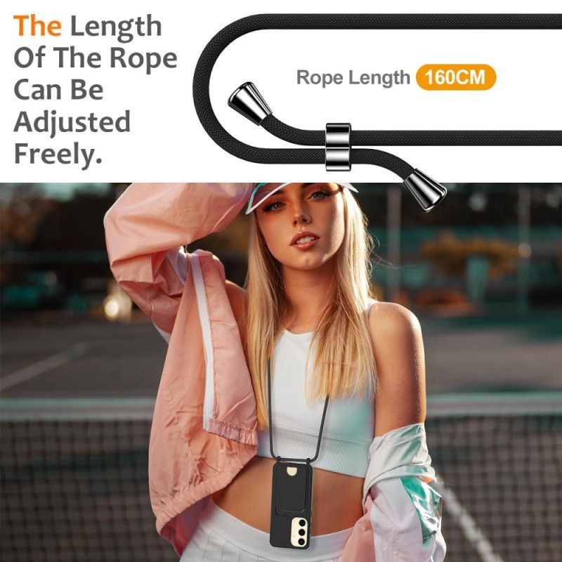 Coque à Cordon Samsung Galaxy S25 5G Silicone Liquide