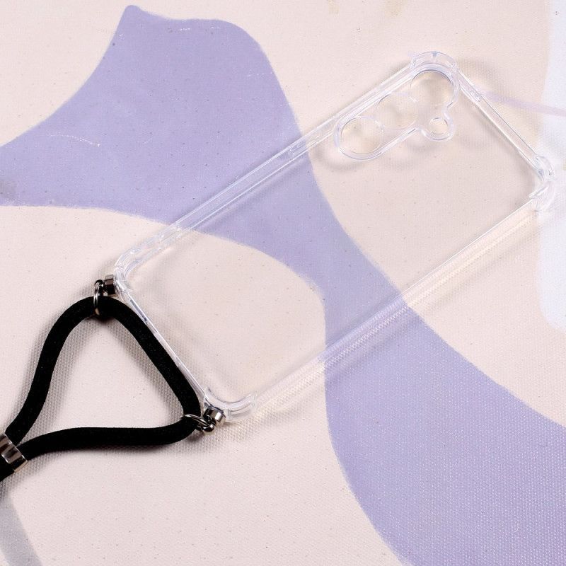 Coque à Cordon Samsung Galaxy S25 5G Transparente