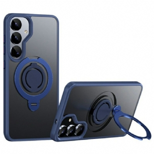 Coque Samsung Galaxy S25 5G Compatible MagSafe avec Support Rotatif à