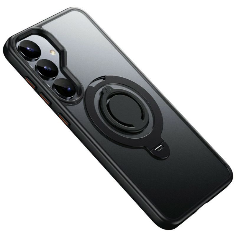 Coque Samsung Galaxy S25 5G Compatible MagSafe avec Support Rotatif à