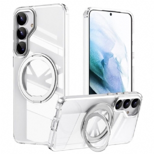 Coque Samsung Galaxy S25 5G Compatible MagSafe Sobriété avec Support