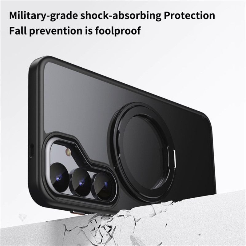 Coque Samsung Galaxy S25 5G Compatible MagSafe Sobriété avec Support