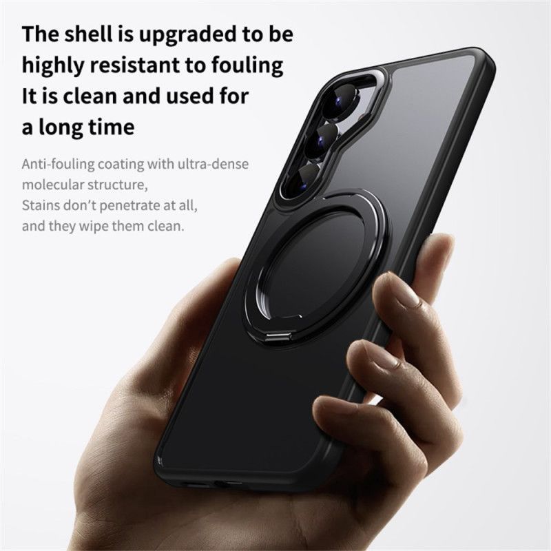 Coque Samsung Galaxy S25 5G Compatible MagSafe Sobriété avec Support