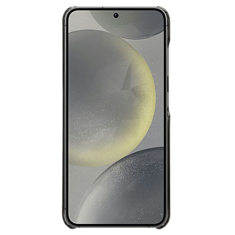 Coque Samsung Galaxy S25 5G Effet Cuir Porte-Cartes