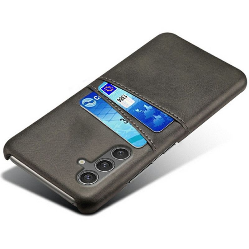 Coque Samsung Galaxy S25 5G Effet Cuir Porte-Cartes