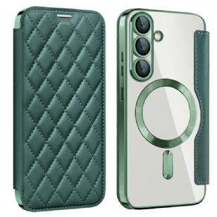 Coque Samsung Galaxy S25 5G Matelassée Compatible MagSafe