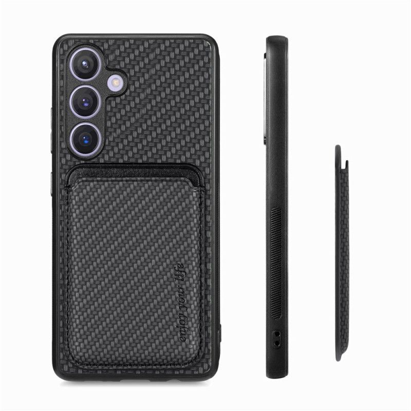 Coque Samsung Galaxy S25 5G Porte-Cartes Magnétique Détachable