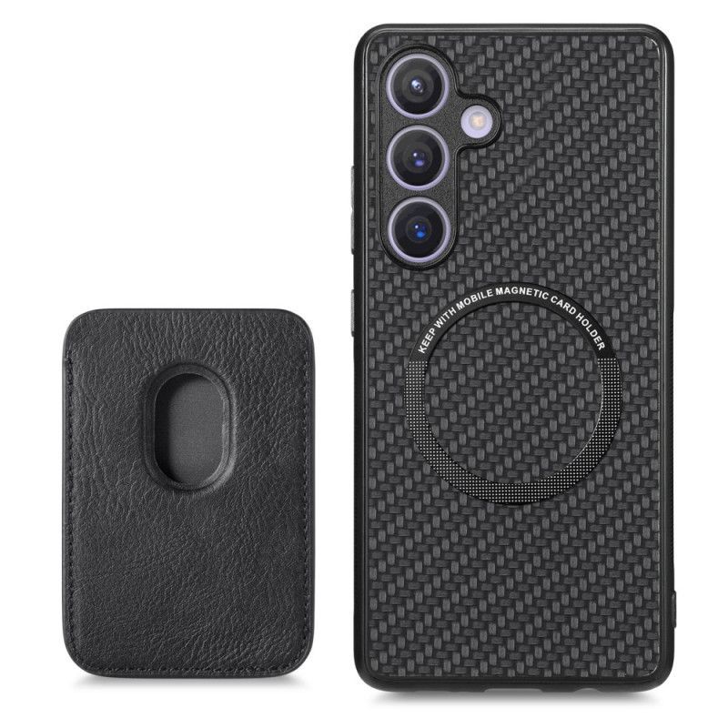 Coque Samsung Galaxy S25 5G Porte-Cartes Magnétique Détachable