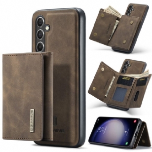 Coque Samsung Galaxy S25 5G Portefeuille Détachable DG.MING