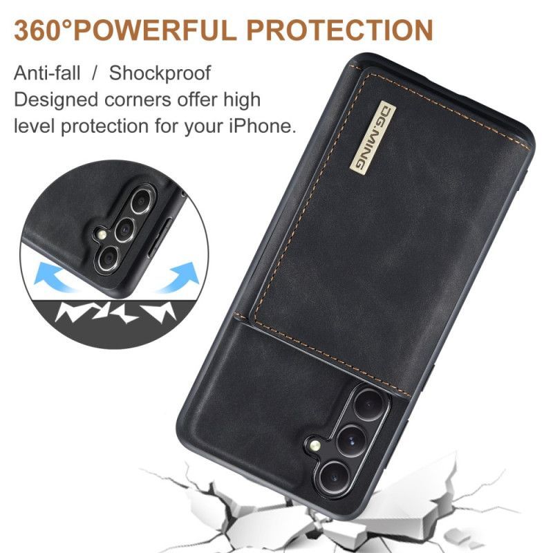 Coque Samsung Galaxy S25 5G Portefeuille Détachable DG.MING