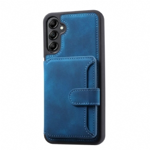 Coque Samsung Galaxy S25 5G Portefeuille Effet Daim