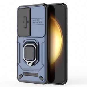 Coque Samsung Galaxy S25 5G Ring Résistante avec Protecteur Caméra