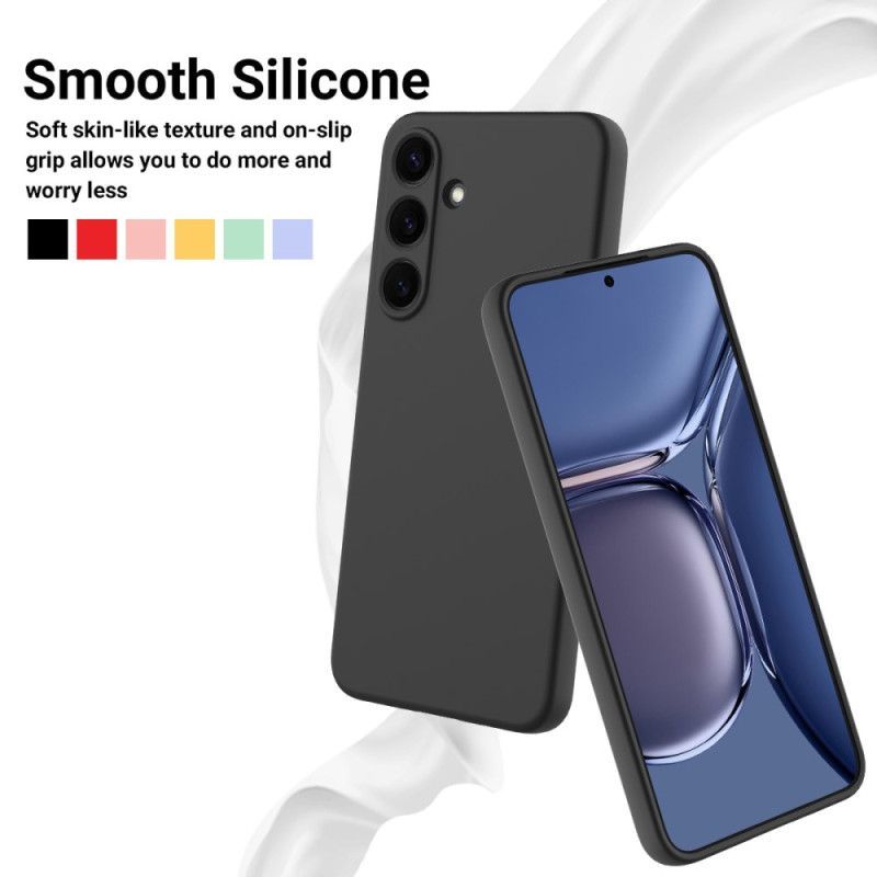 Coque Samsung Galaxy S25 5G Silicone Liquide à Lanière