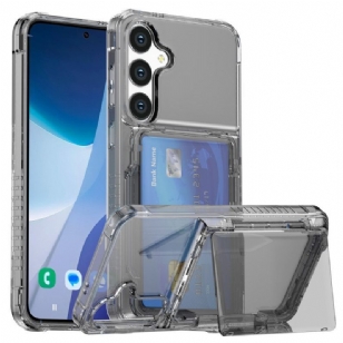 Coque Samsung Galaxy S25 5G Transparente Porte-Cartes Intégré