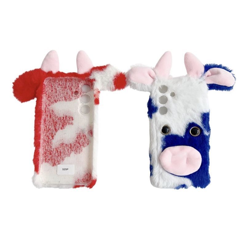 Coque Samsung Galaxy S25 5G Vache Peluche