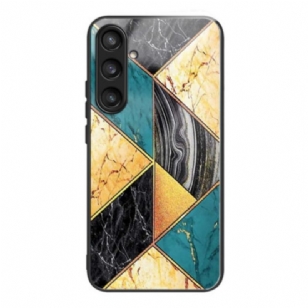 Coque Samsung Galaxy S25 5G Verre Trempé Marbre Coloré