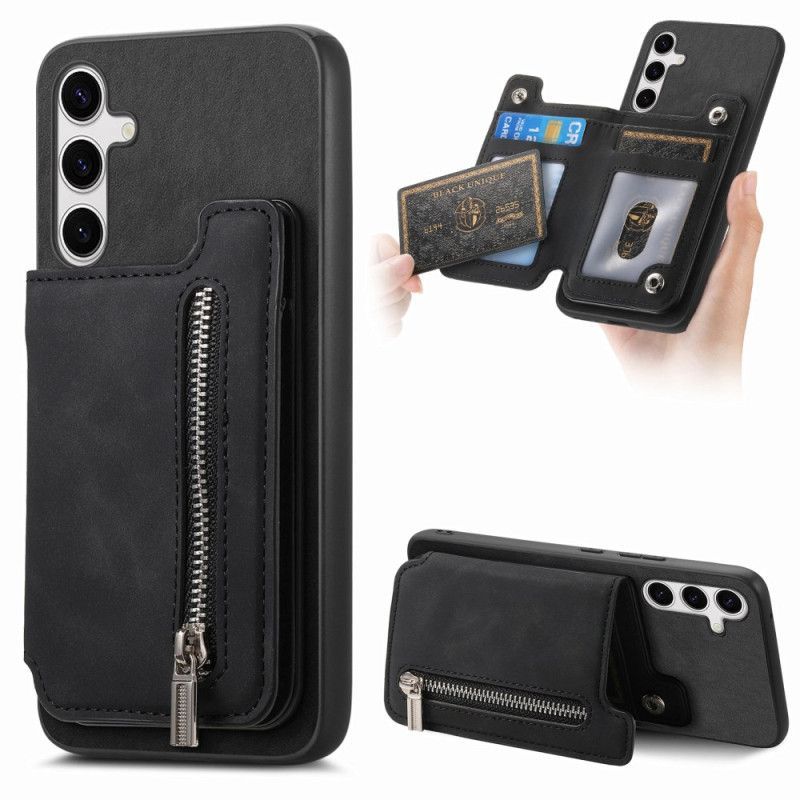 Coque Samsung Galaxy S25 avec Porte-Cartes Magnétique Détachable