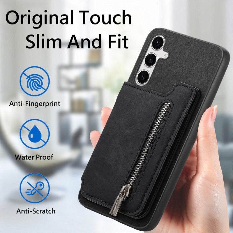 Coque Samsung Galaxy S25 avec Porte-Cartes Magnétique Détachable