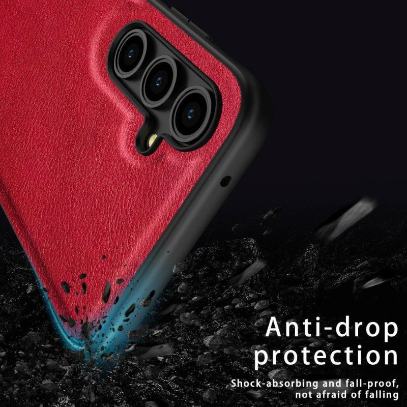 Coque Samsung Galaxy S25 Effet Cuir Rétro