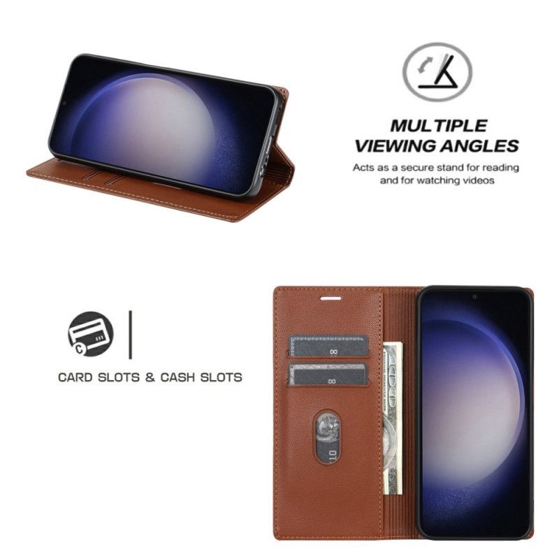 Flip Cover Samsung Galaxy S25 5G Fermeture Magnétique