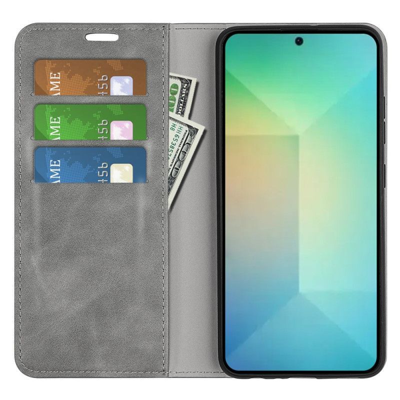 Flip Cover Samsung Galaxy S25 5G Simili Cuir Classique