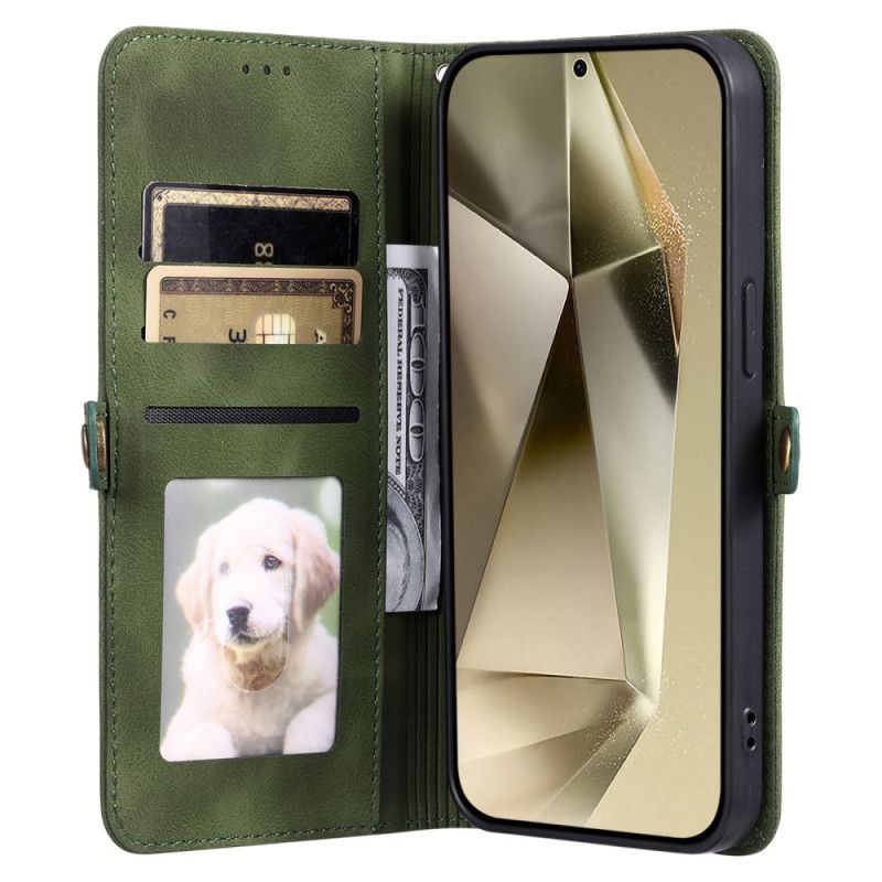 Housse Samsung Galaxy S25 5G Effet Daim Mandala