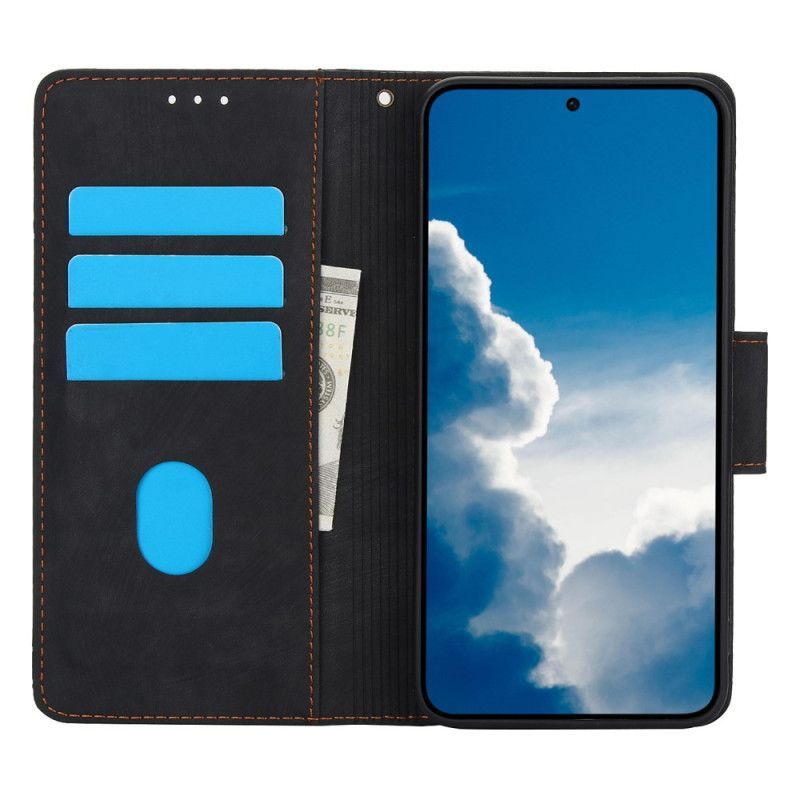 Housse Samsung Galaxy S25 5G Effet Daim Motif Floral